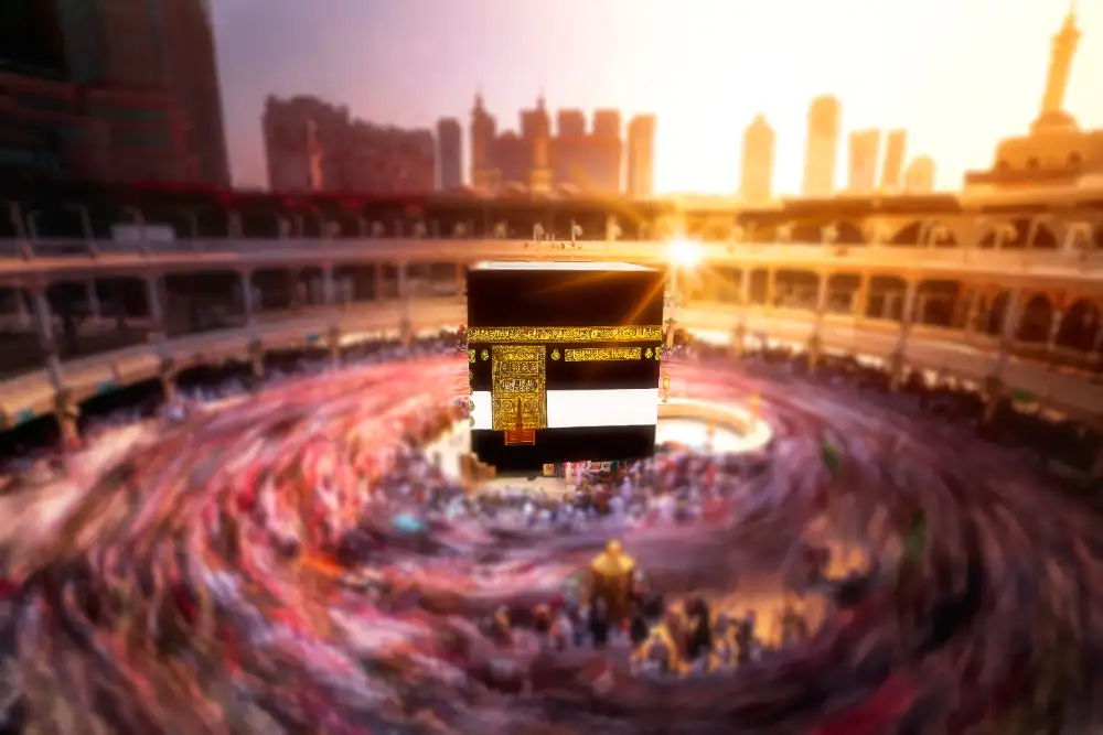 The Ka'bah at Masjid al-Haram, Makkah