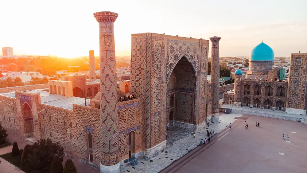 Registan Square in Samarkand, Uzbekistan